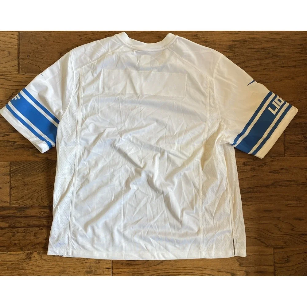 Detroit Lions NFL On Field Nike Men's Blank‎ Jersey White Size 3XL